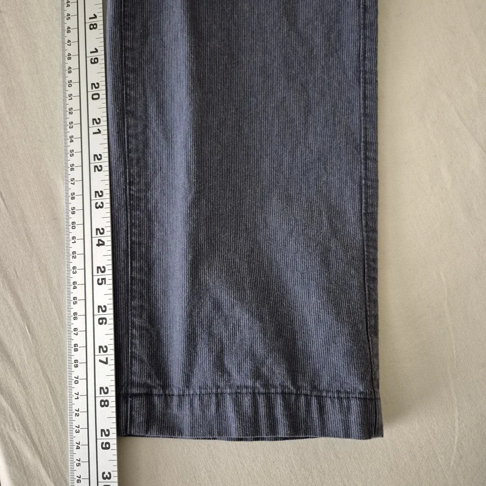 Banana Republic Pants Mens Kentfield‎ Straight Leg Slate Blue Micro Stripe 31x30